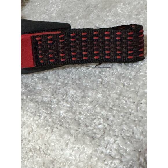 Crocs Strap Replacements Velcro Black Red - Picture 5 of 7